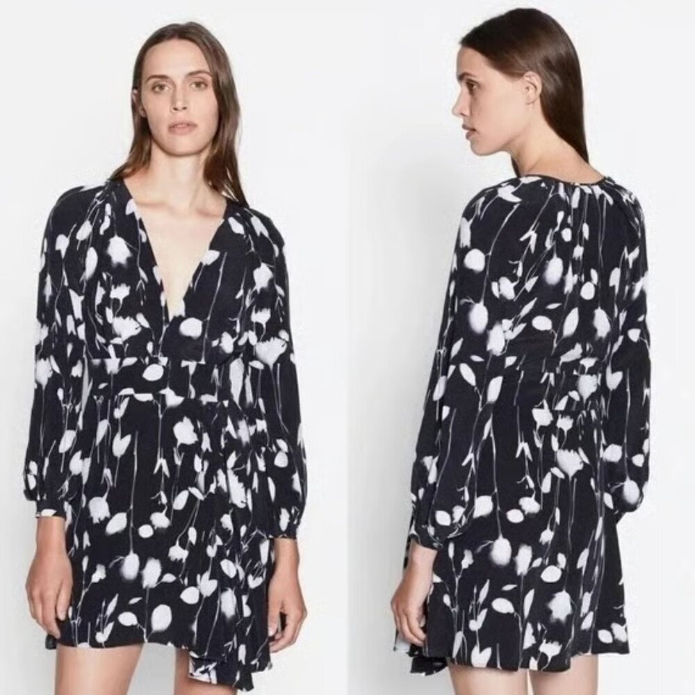 Equipment Alexandria Abstract Floral Mini Dress Size 0 - 23392